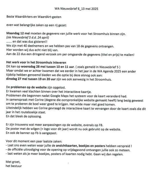 835 wa nieuwsbrief 6 13 mei 2025