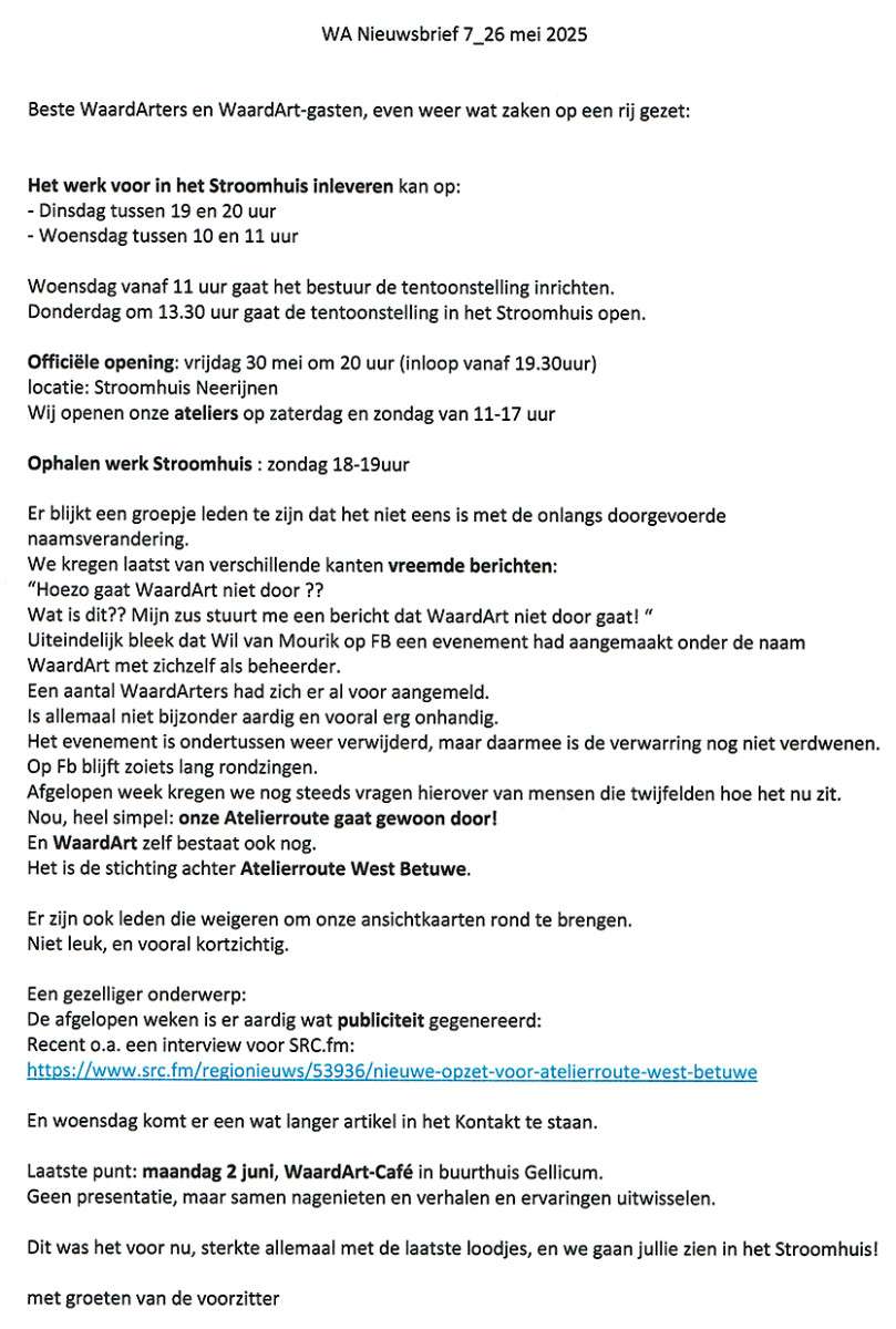 835 wa nieuwsbrief 7 26 mei 2025